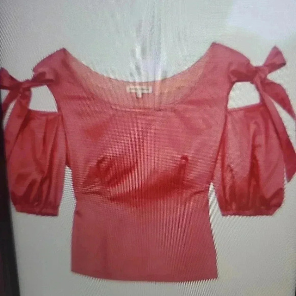 REBECCA TAYLOR SATEEN TOP - Picture 6 of 7